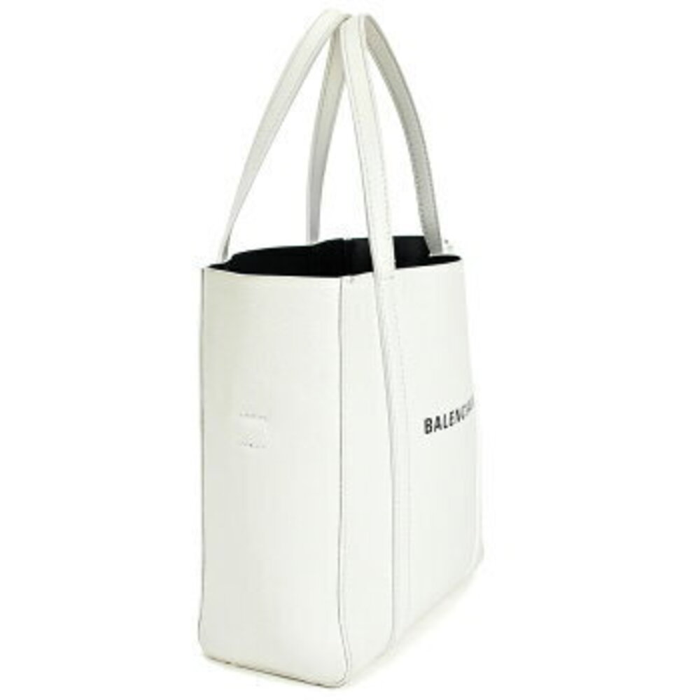 Balenciaga Leather Tote Logo White Shoulder Everyday Handbag XXS Bag - Picture 4 of 6